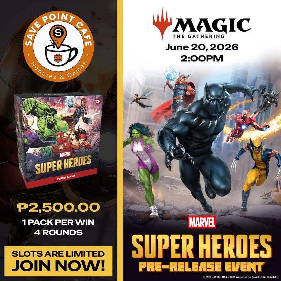 Magic: the Gathering - MARVEL Super Heroes // Pre-release Event @ Save Point Cafe