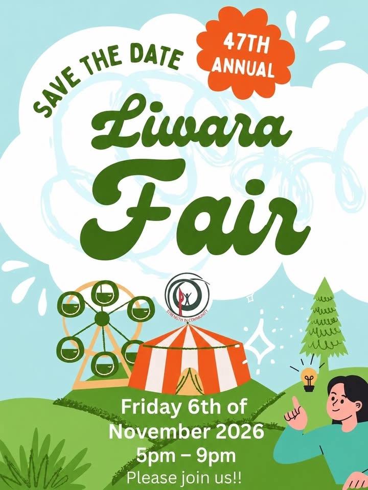 Save The Date for the 47th Annual Liwara School Fair