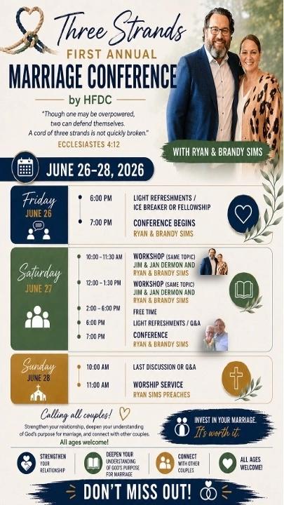 Three Strands First Annual Marriage Conference