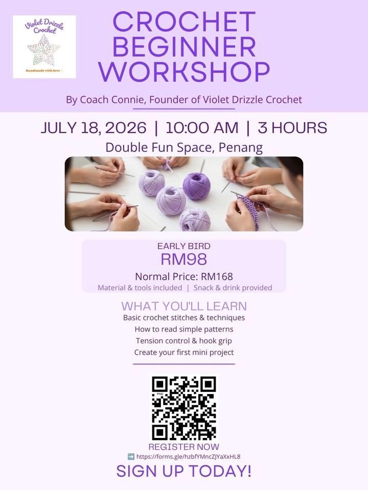 Crochet Beginner Workshop Penang