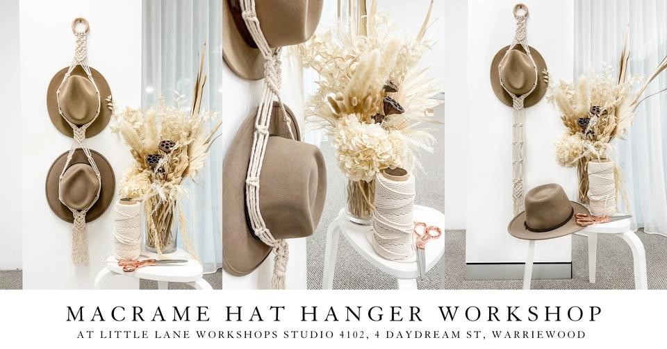 Macrame Hat Hanger