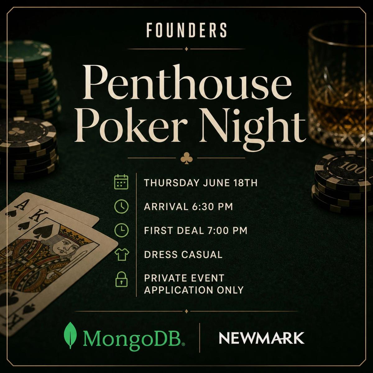 Founders Penthouse Poker Night