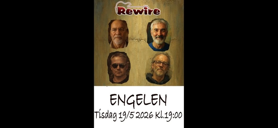 Rewire på Engelen: Tisdag 19/5 kl 19:00