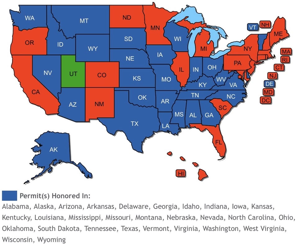 Utah Multi-State Concealed Firearms Permit