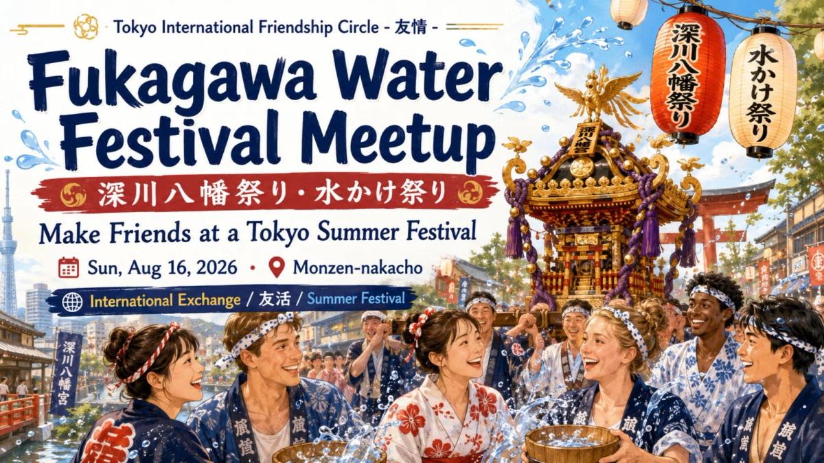 Fukagawa Water Festival & International Meetup 🎐✨