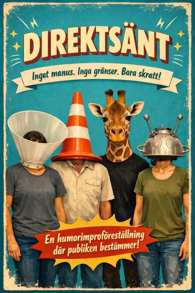 Direktsänt - Improvisationsteater