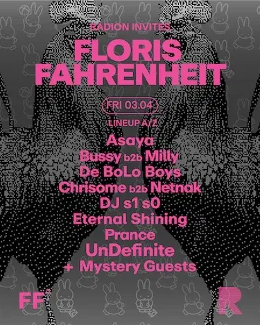RADION invites Floris Fahrenheit