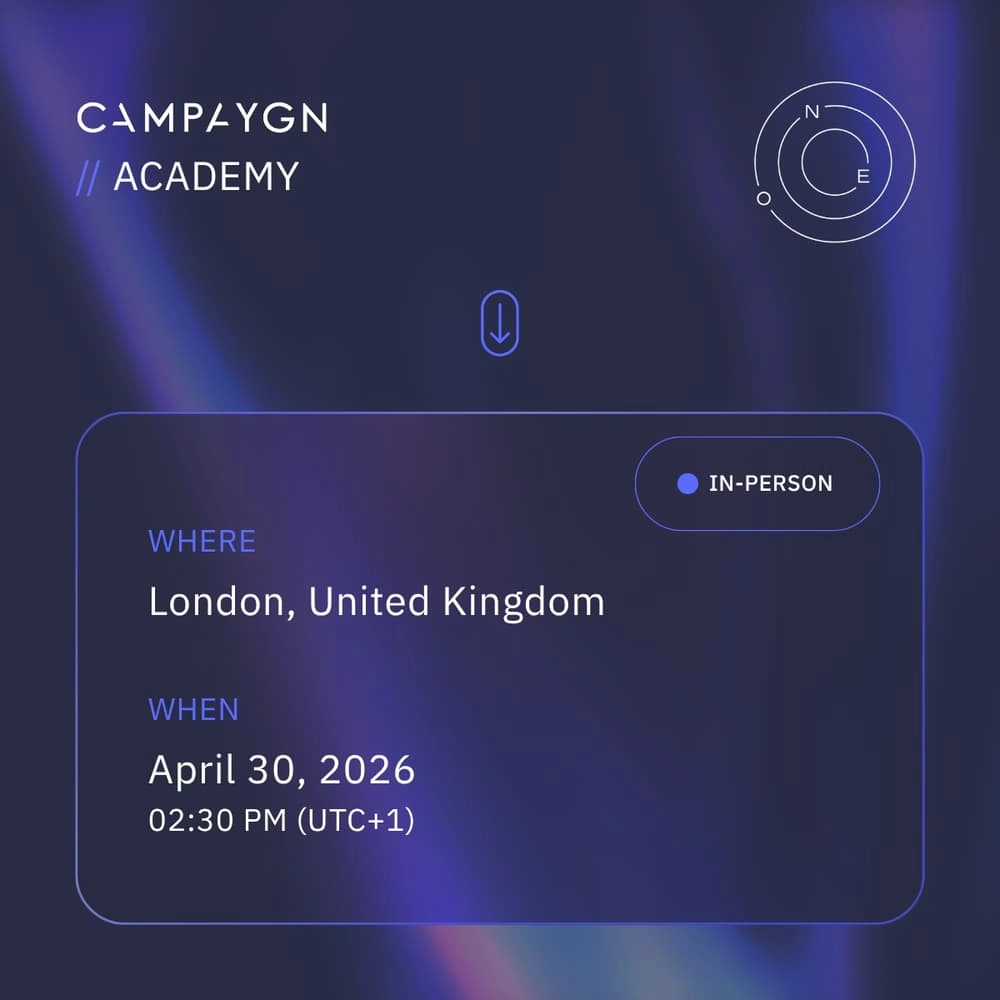 Campaygn Academy I Smarter Influence 2026 - London Edition