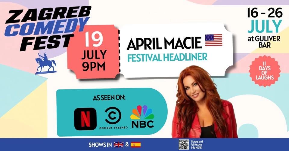 Zagreb Comedy Fest: Festival headliner - April Macie (USA)