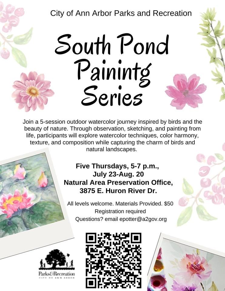 South Pond Painting Series