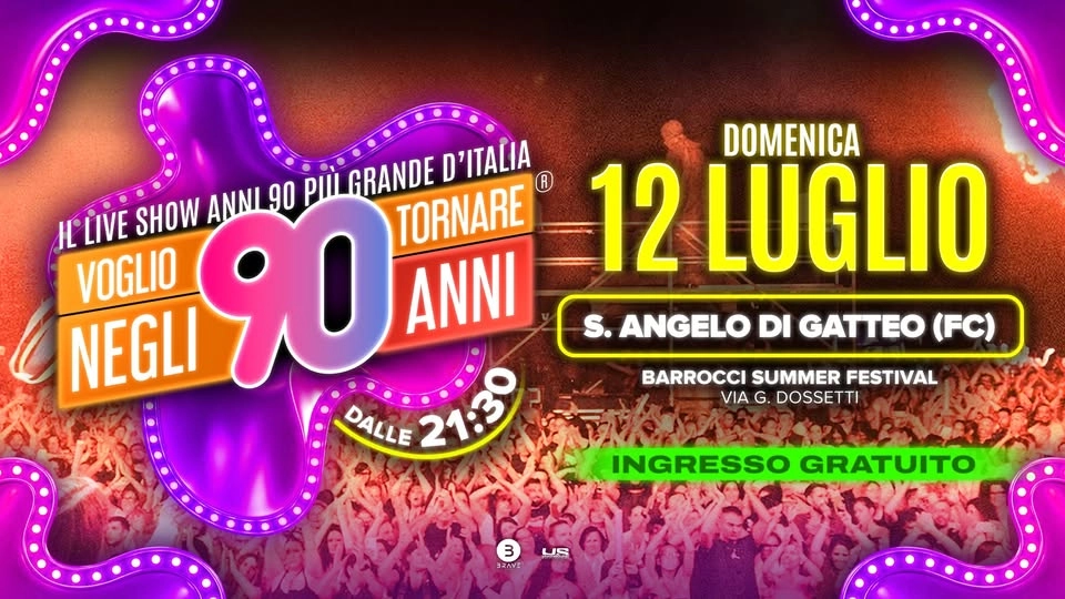 Voglio Tornare Negli Anni 90 ®️ • Sant’Angelo di Gatteo (FC)