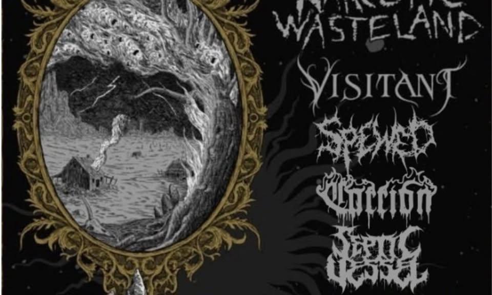 Narcotic Wasteland + Visitant + Spewed + Carrion + Septic Vessel