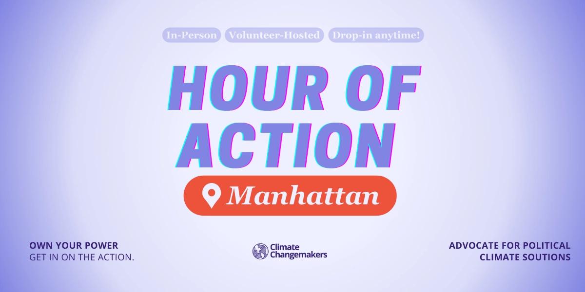 Manhattan Climate Changemakers Hour of Action