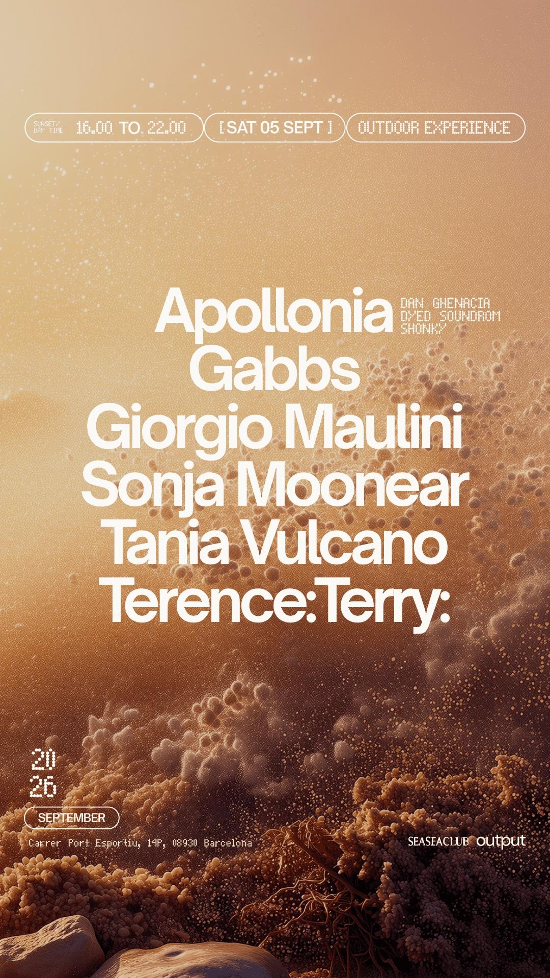 Output pres. Apollonia + Sonja Moonear + Gabbs