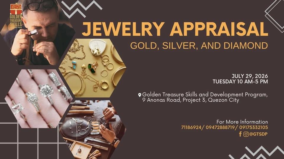 Jewelry Appraisal (Gold, Silver and Diamond) - Weekday Class