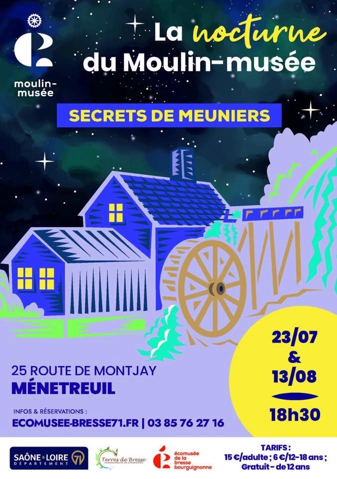 Visite nocturne - Moulin-Musée de Ménetreuil