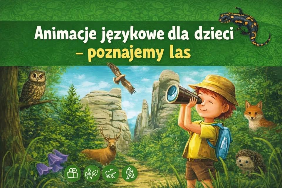 Animacje językowe „Leśni Odkrywcy” – poznajemy las! / Språkaktivitet på polska för barn