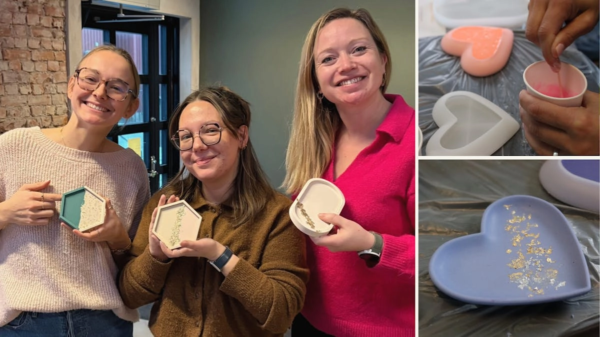 Skapa din egen Jesmonite-design – live på À la London