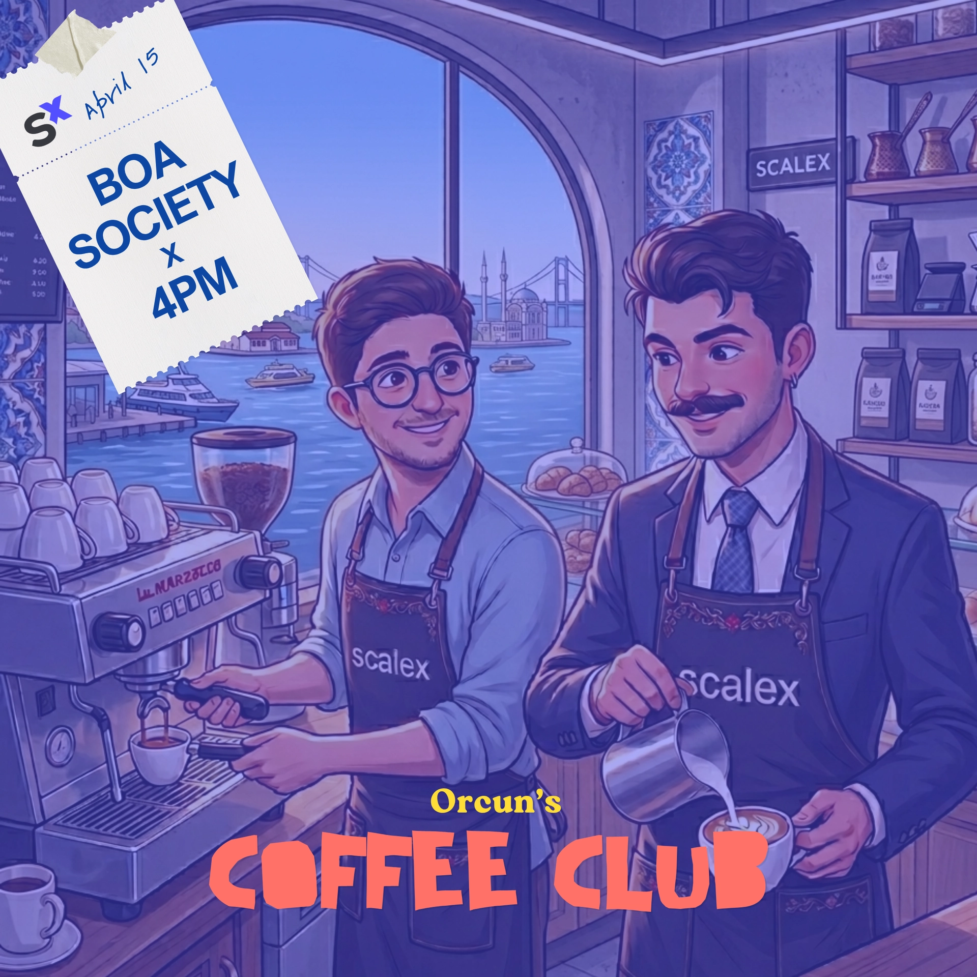 Coffee Club Friends x Boa Society