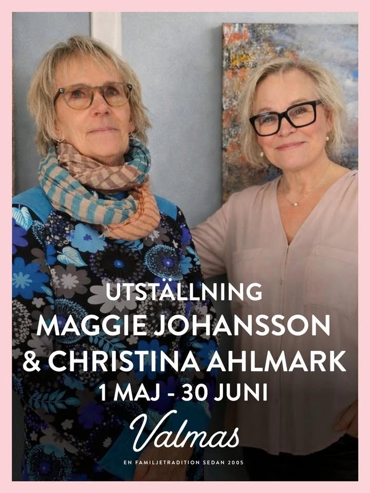 Vernissage med Maggie och Christina