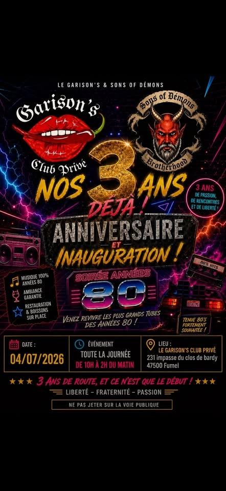L inauguration de 10h à 2h00 du matin