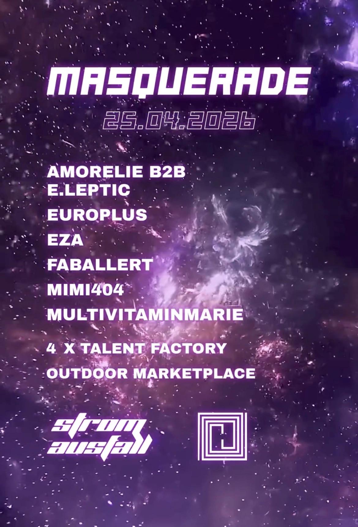 Stromausfall presents 𝜗𝜚⋆˚Masquerade ⋆˚⟡˖ ࣪