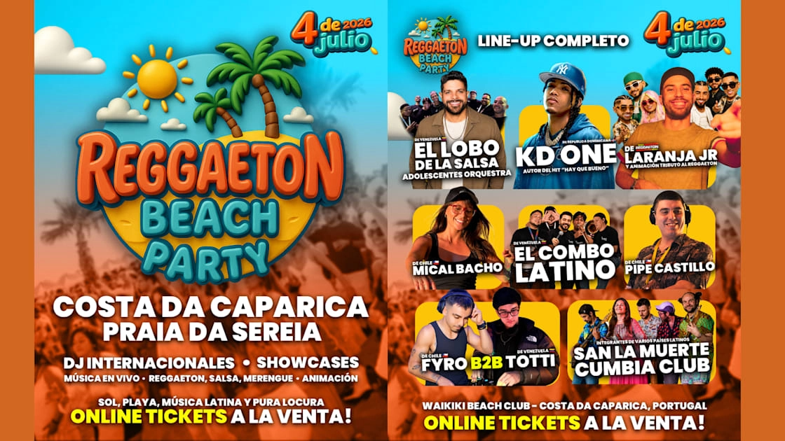 Reggaeton Beach Party: Lisboa - Praia Da Sereia