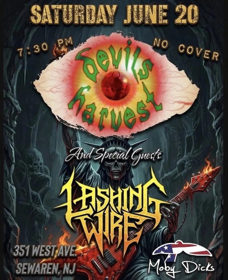π₯ DEVILS HARVEST WITH SPECIAL GUEST LASHING WIRE LIVE AT MOBY DICKS! π₯
