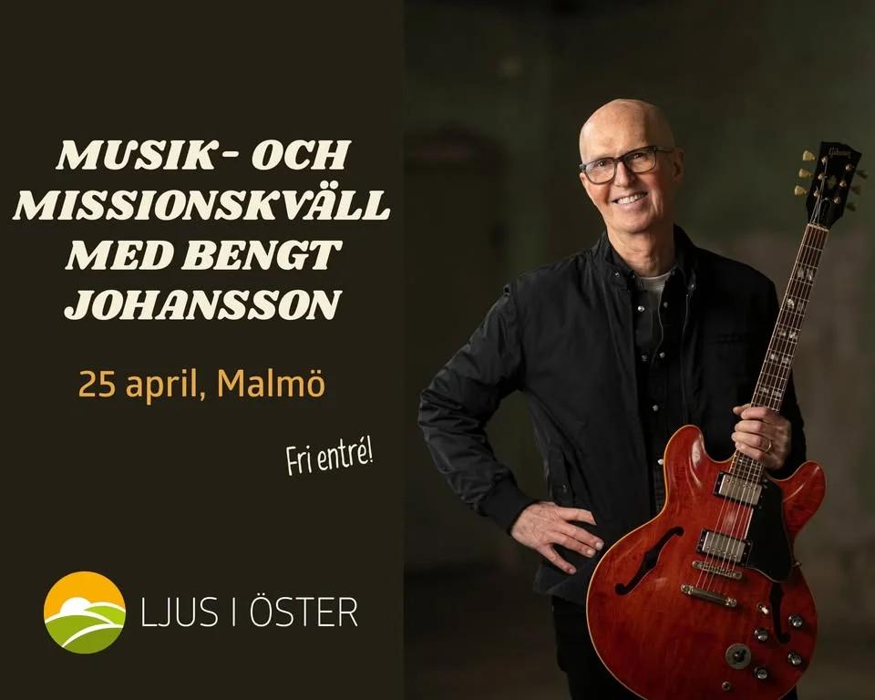 Musik- och missionskväll med Bengt Johansson