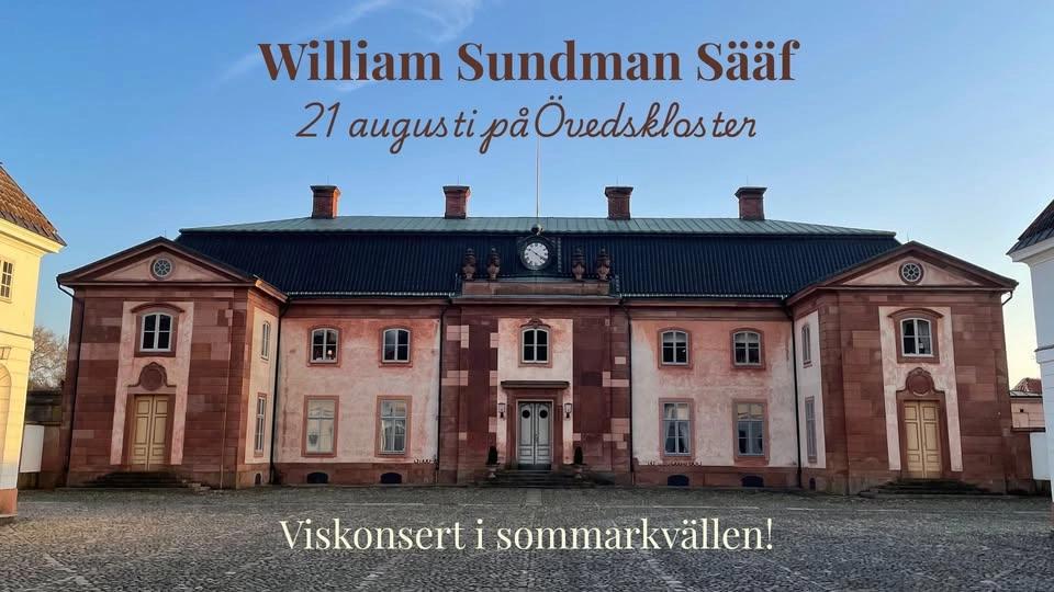 William Sundman Sääf på Övedskloster