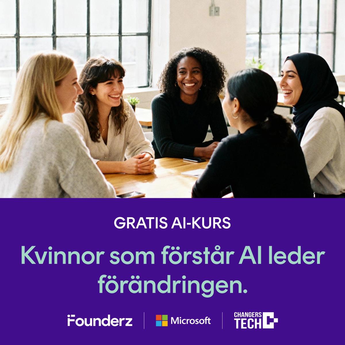 AI Skills 4 Women at Microsoft Sweden HQ