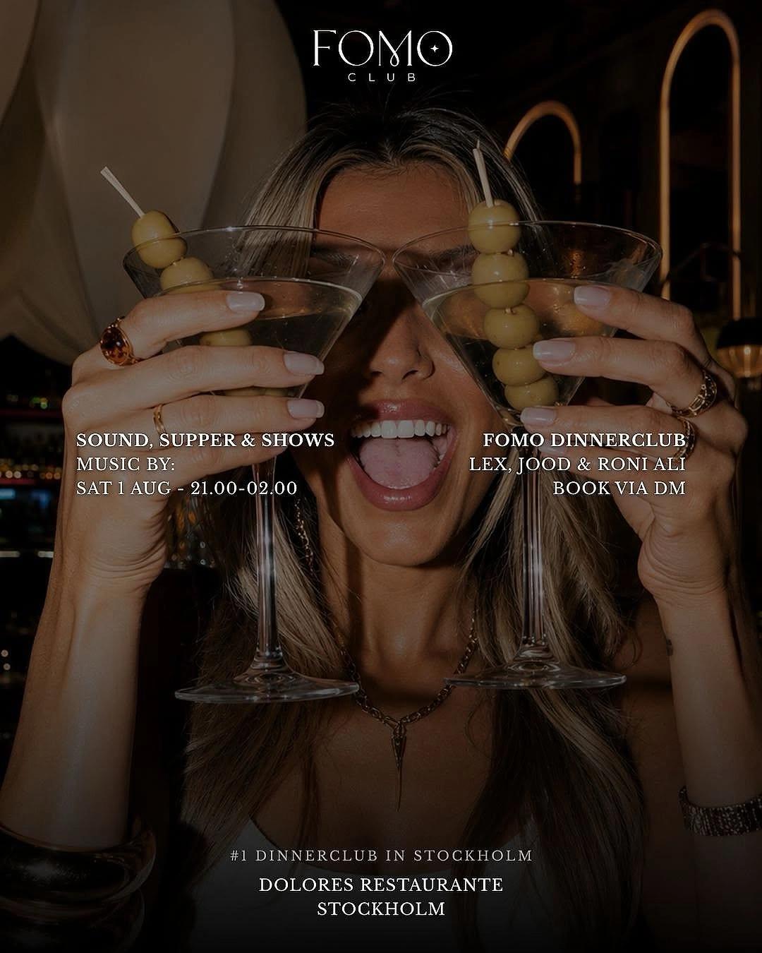 FOMO Dinnerclub – Sound, Supper & Shows