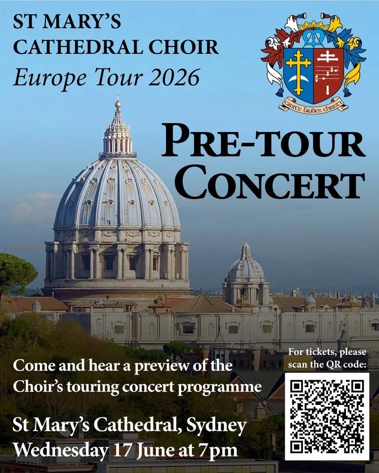 St Mary's Cathedral Choir Pre-Tour Concert