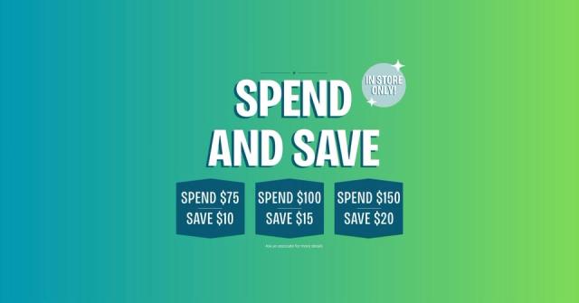 SPEND AND SAVE