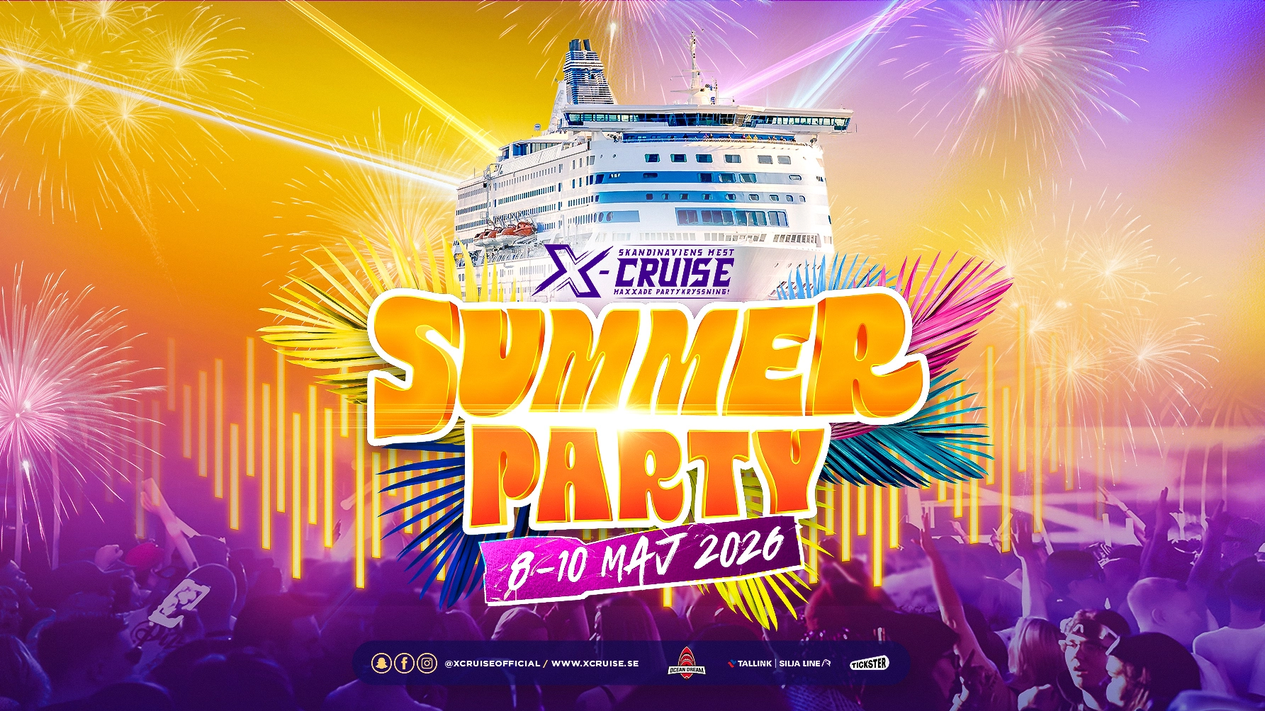 X-CRUISE VIP - SUMMER PARTY - 8 - 10 MAJ