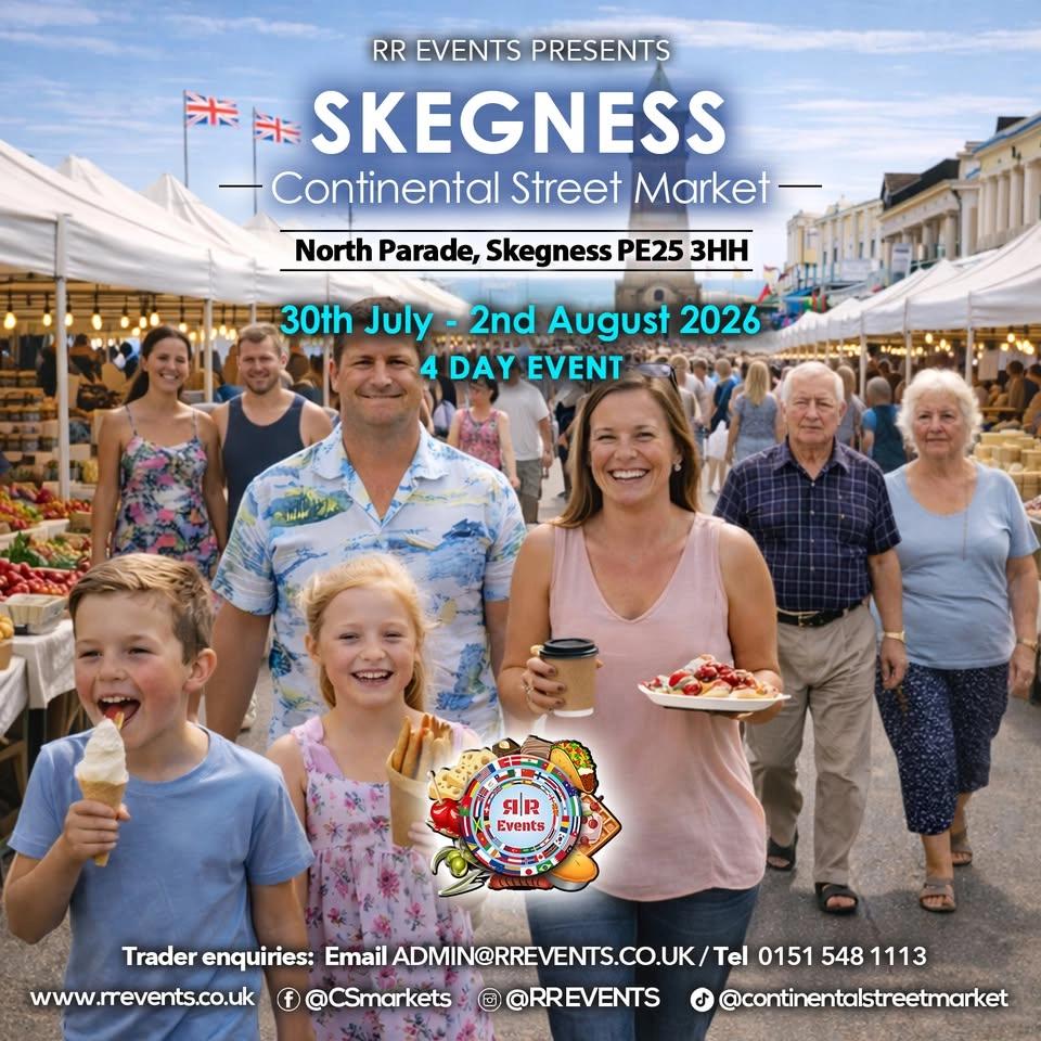 Skegness Continental Street market