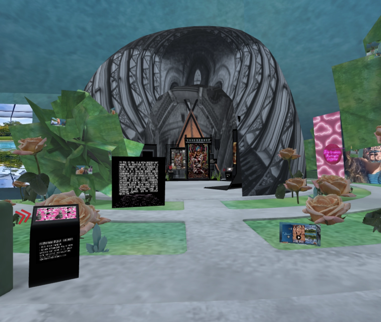 LOCUST LATE @ The DiLL: Create Animated Installation Art in the Spatial Internet by Ariel Baron-Robbins. Performance by Richard Moreno.