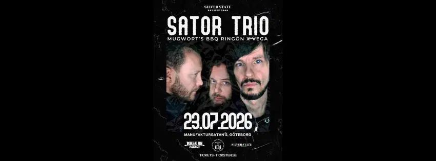 Sator Trio – Live på Mugwort’s BBQ Ringön X Vega Torsdag 23 juli