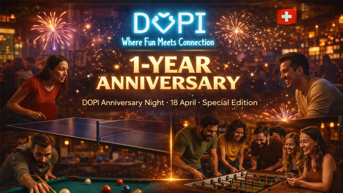 🍹 DOPI ❤️ Zurich’s Ultimate Saturday Game Night & Social Gathering 🎲✨