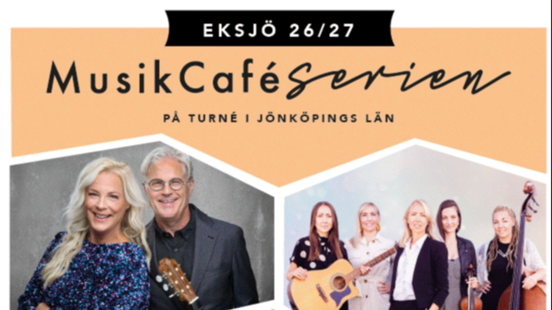 Musikcaféserien Eksjö 2026/2027 - Abonnemanget!