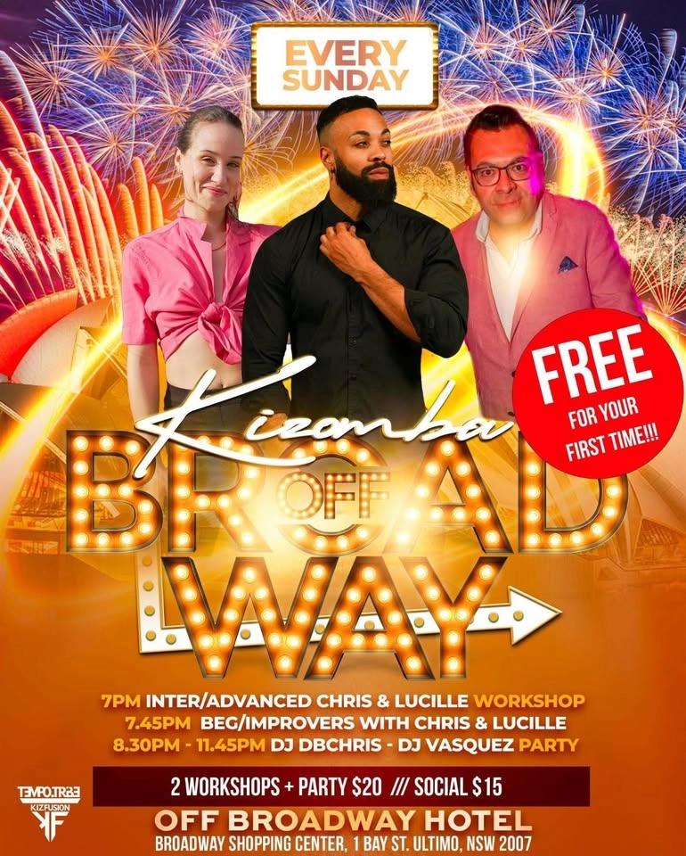 K.O.B - Kizomba Party! 2 Workshops with Chris & Lucille!