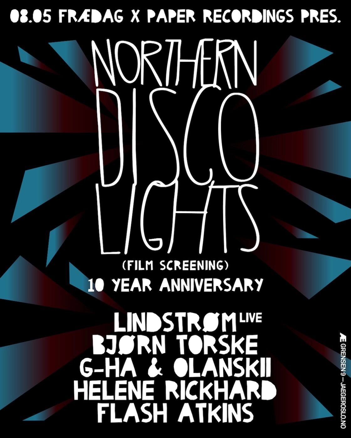 Frædag x Paper Recordings: Lindstrøm (live) + Bjørn Torske