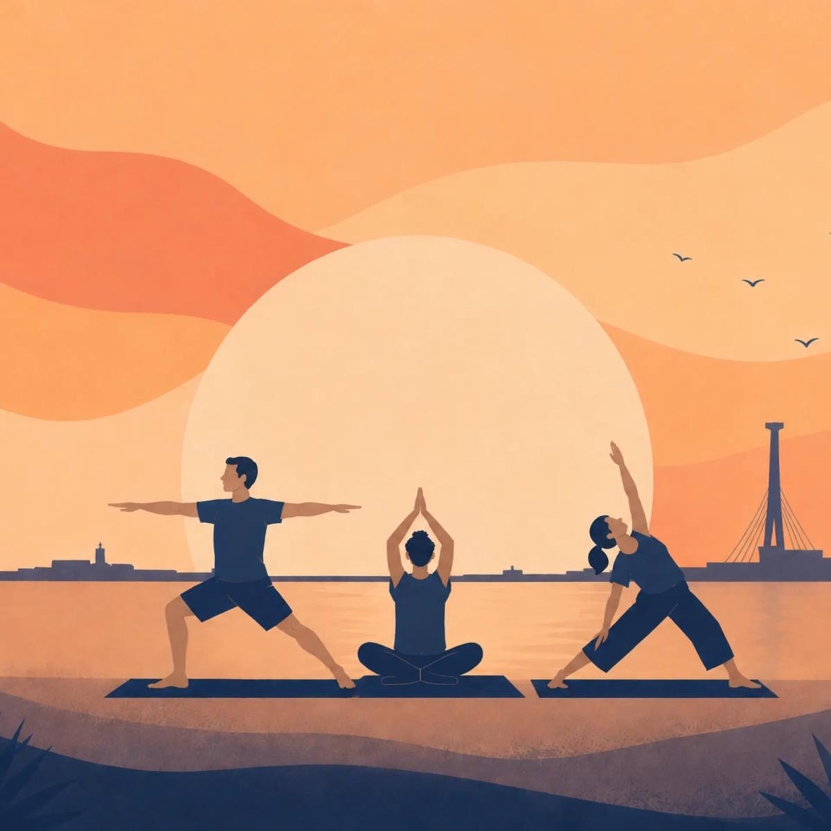 yoga @IJburg beach