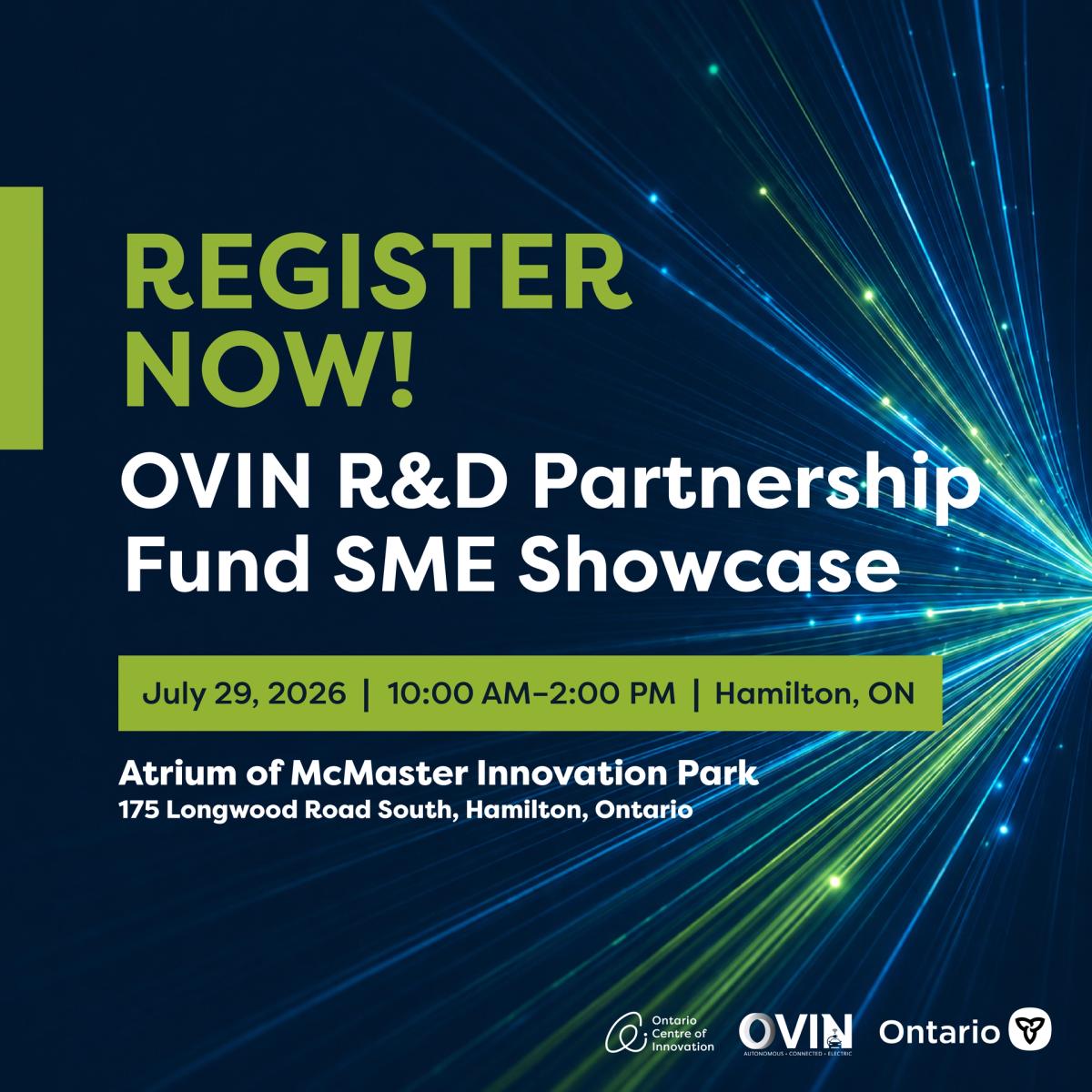 OVIN R&D Partnership Fund SME Showcase