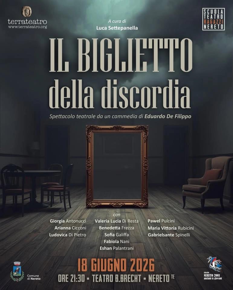 IL BIGLIETTO DELLA DISCORDIA da Eduardo - Scuola Teatro Ragazzi Nereto
