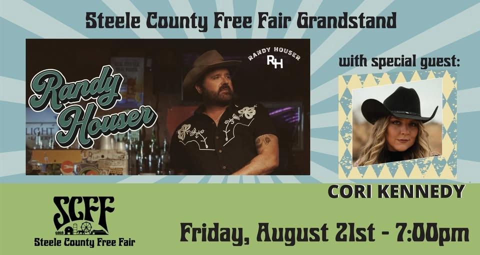 Randy Houser w/ Special Guest Cori Kennedy @ Steele County Free Fair