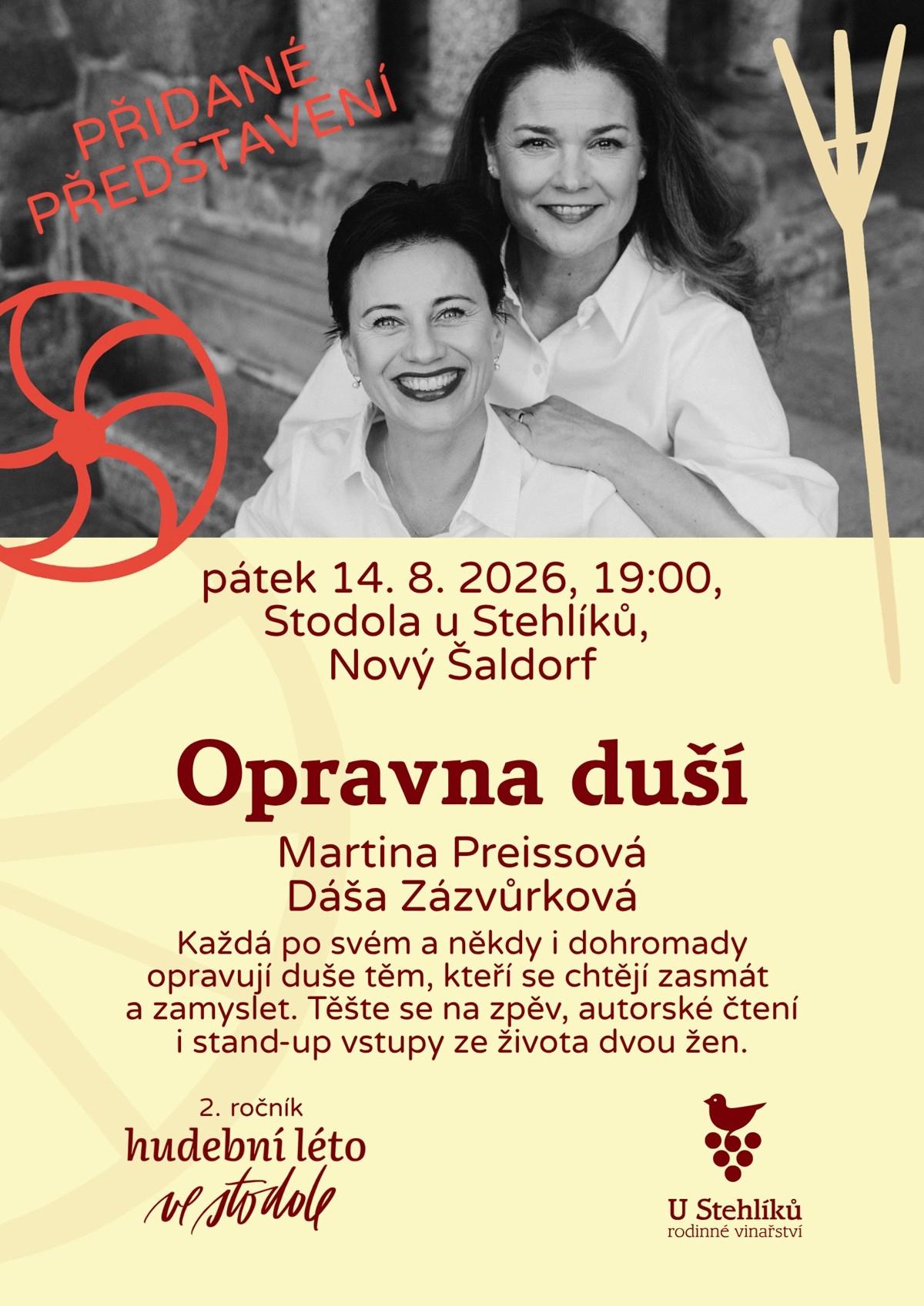 Opravna duší Martiny Preissové a Dáši Zázvůrkové - přidané