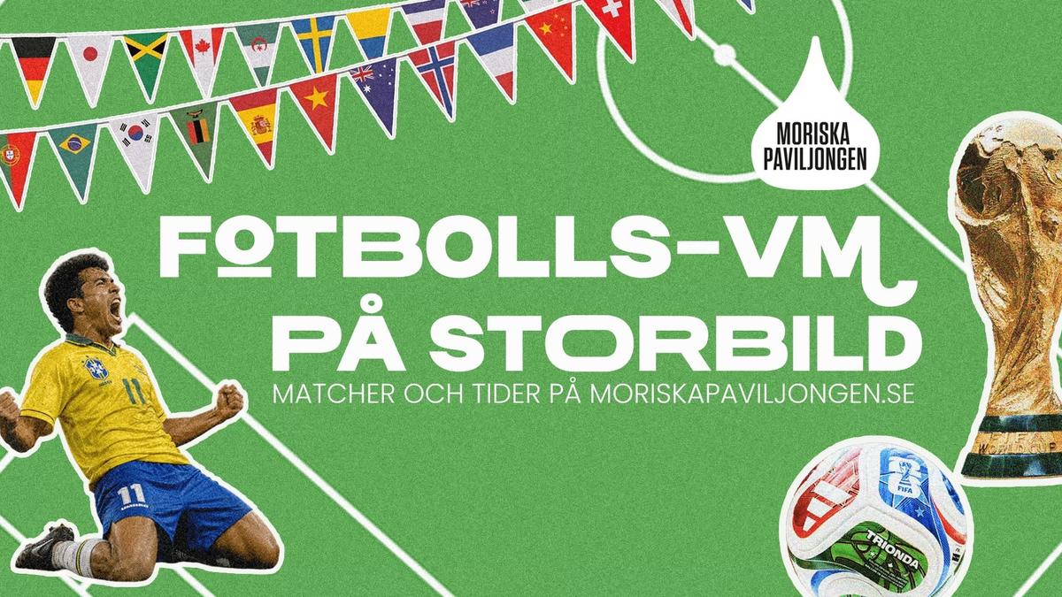 VM: Senegal–Irak på Moriska Paviljongen