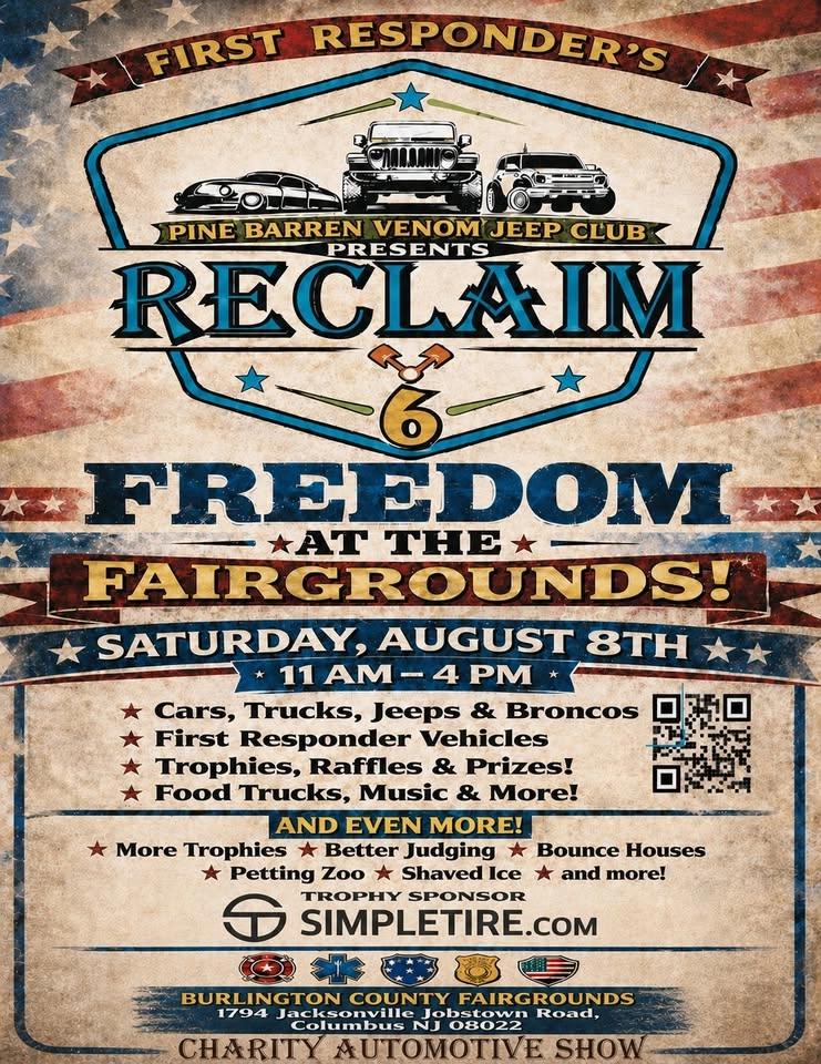 Reclaim 6 "Freedom at the Fairgrounds" First Responder's Charity Automotive Show