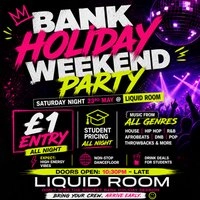 Bank Holiday Weekend Party